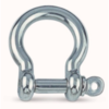 Bow shackle stainless steel A4 commercial type 10mm